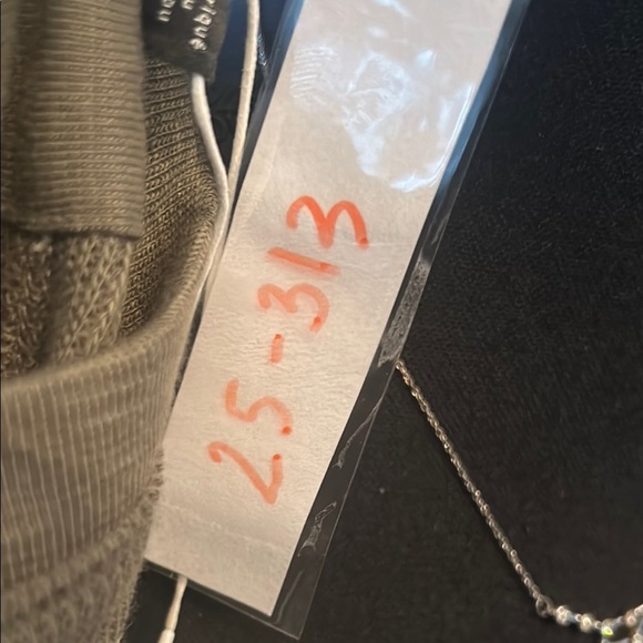 Vince Brown Long Sleeve Tee with Autumnal Stripes - Picture 5 of 5